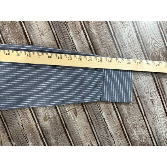 Rag & Bone striped slim fit shirt size M color blue white NWOT - Picture 3 of 5